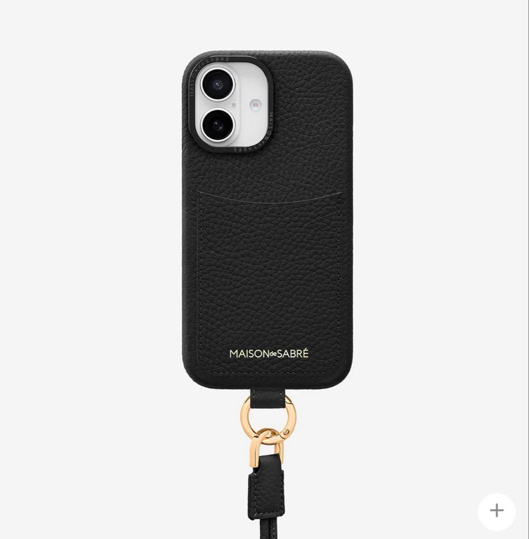 MAISON de SABRÉ スマホケース iPhone16黒