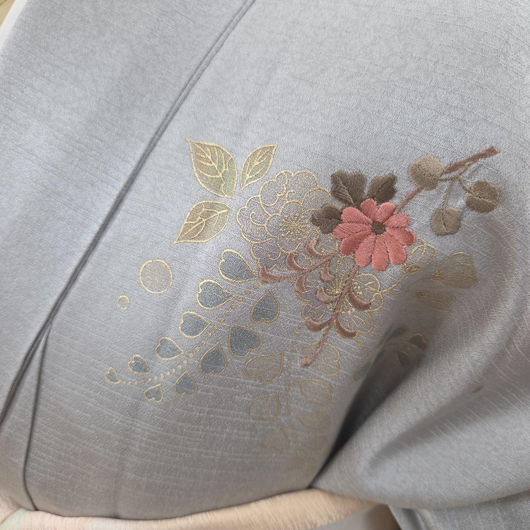 辻ケ花スワトウ付け下げ訪問着4点フルセット、着物、袋帯、帯締め、帯揚げ