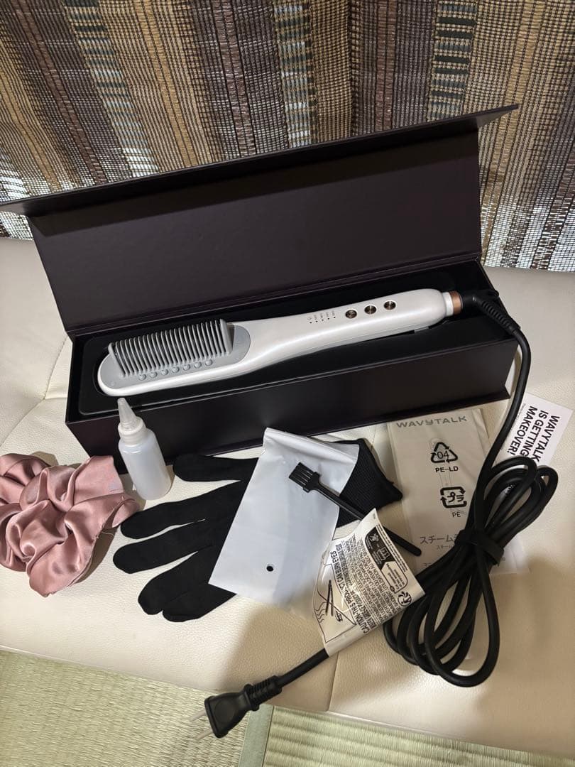 WAVYTAlK ストレートスチームヘアアイロン