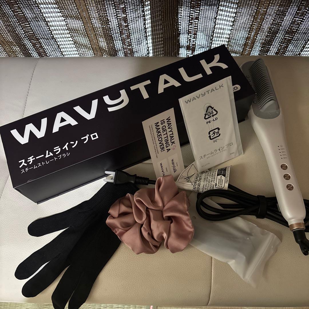 WAVYTAlK ストレートスチームヘアアイロン