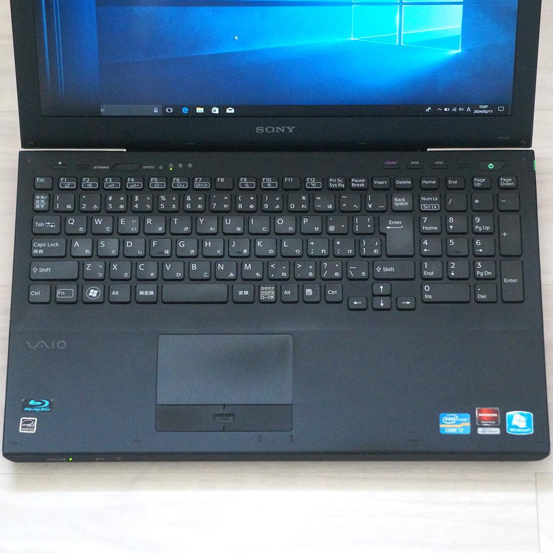 SONY VAIO VPCSE29FJ Core i7 8GB 15.5インチ
