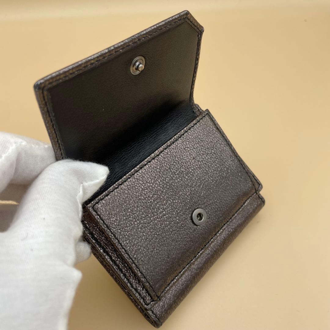 極美品✨JIMMY CHOO / ミニウォレット コンパクト財布 三つ折財布