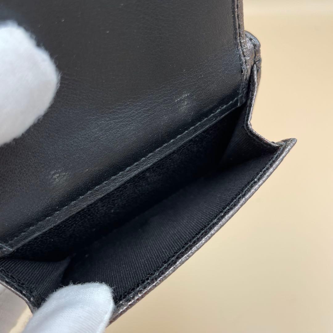 極美品✨JIMMY CHOO / ミニウォレット コンパクト財布 三つ折財布