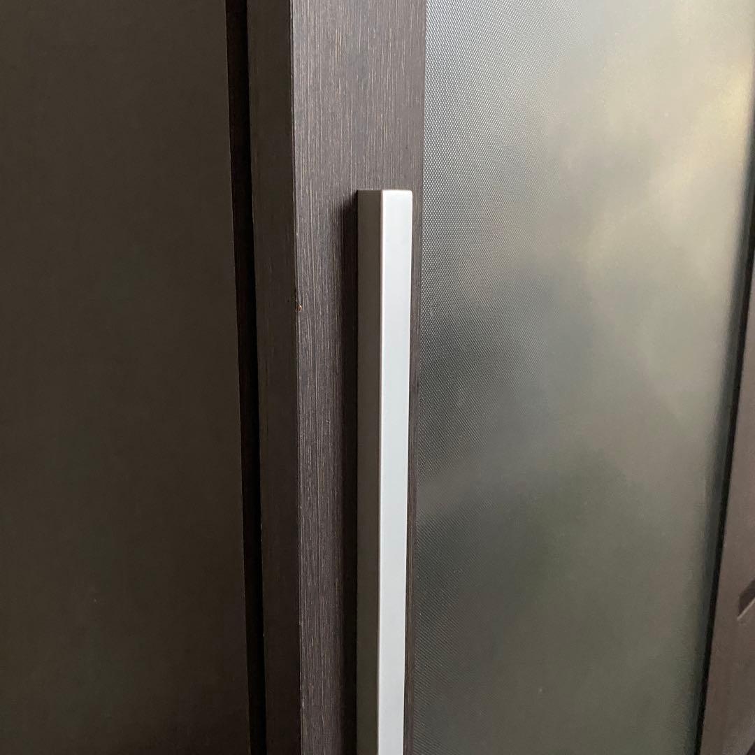 リビングキャビネット 食器棚 リビング収納 チェスト ダークブラウン