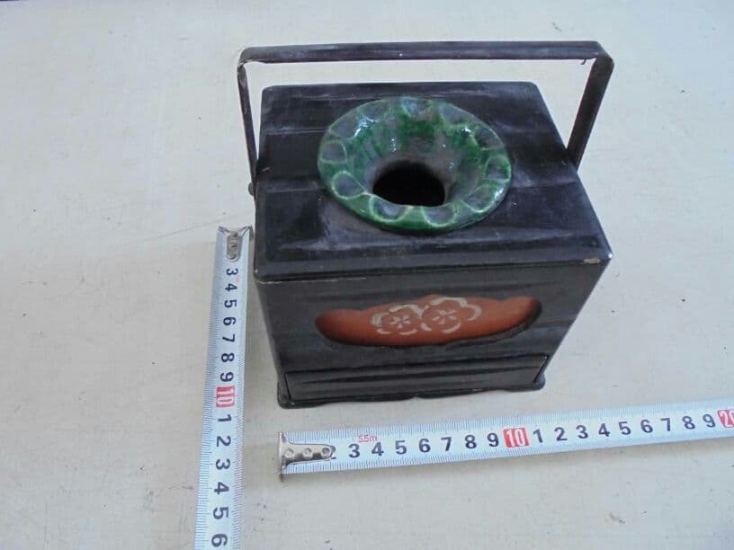 AKa5867　楽焼　煙草盆