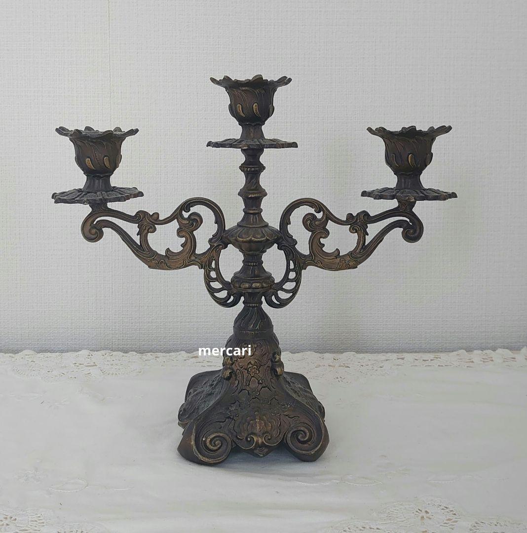 アンティーク　キャンドルホルダー