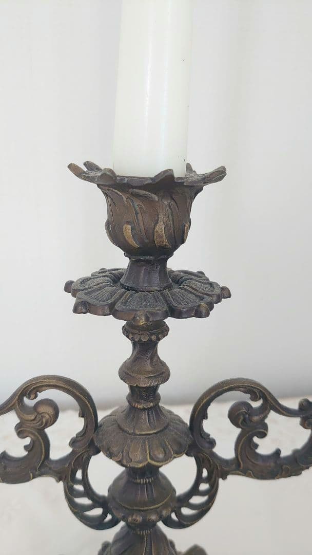 アンティーク　キャンドルホルダー