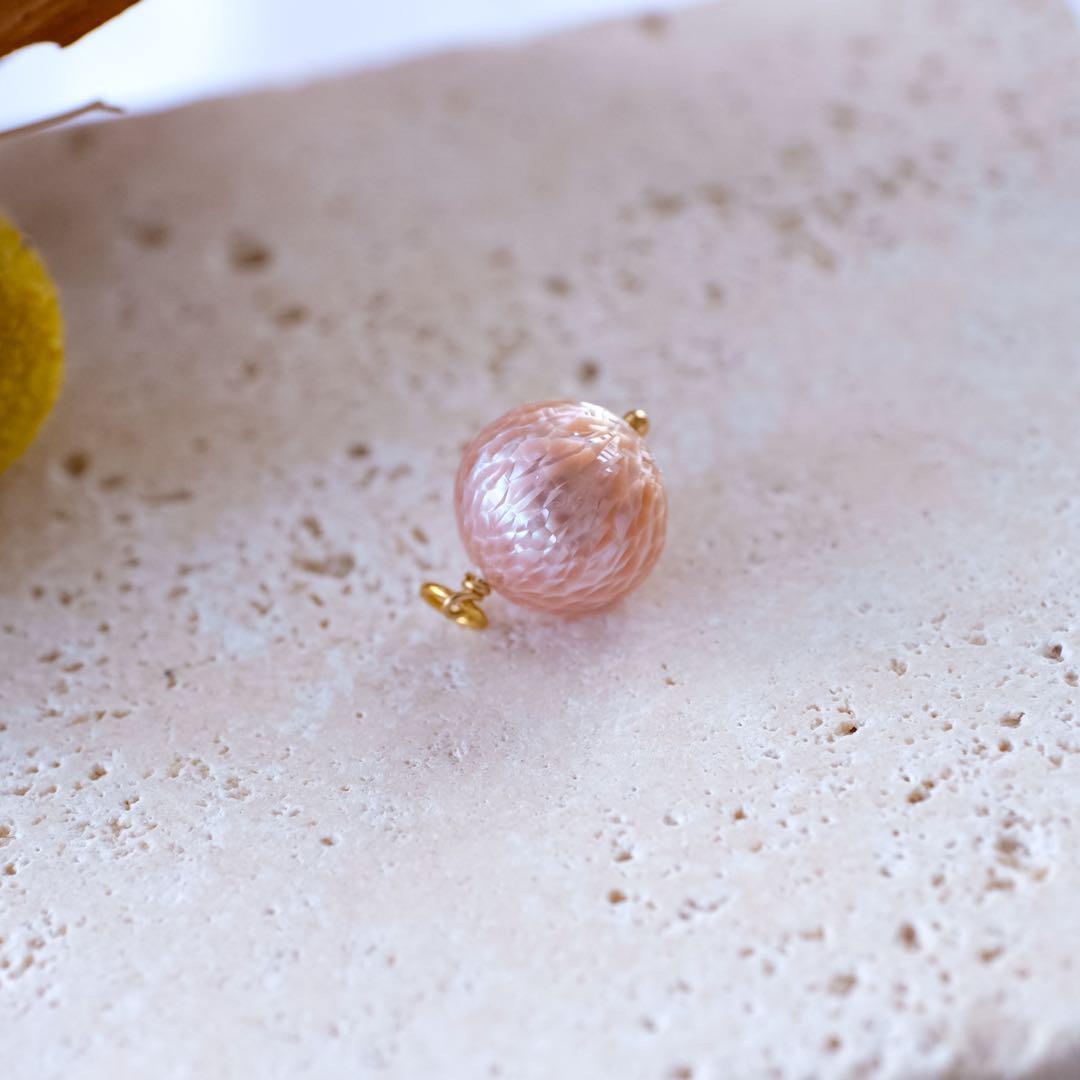 Kaya ♦︎14kgfピーチピンクドラゴンスケールカービングPT