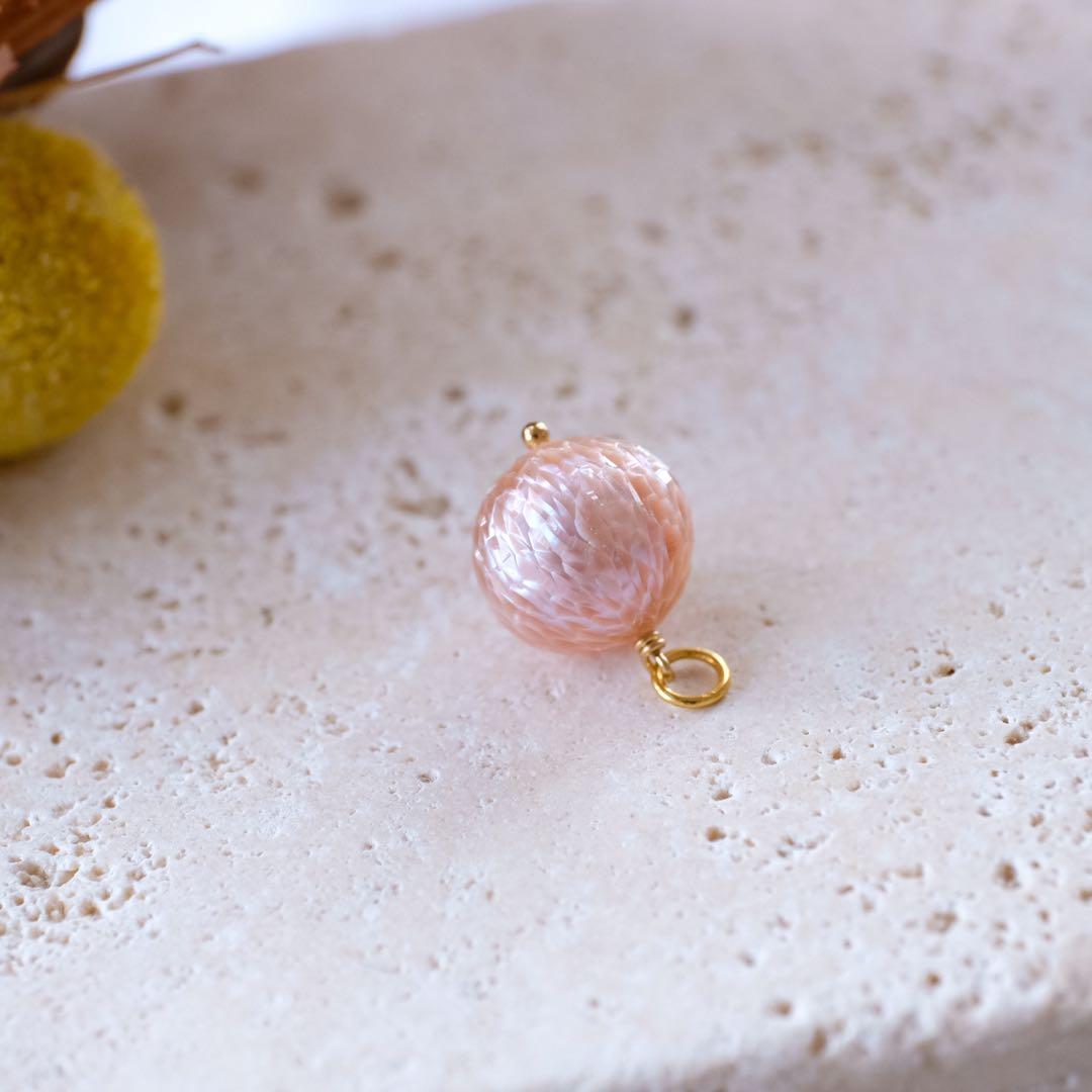 Kaya ♦︎14kgfピーチピンクドラゴンスケールカービングPT