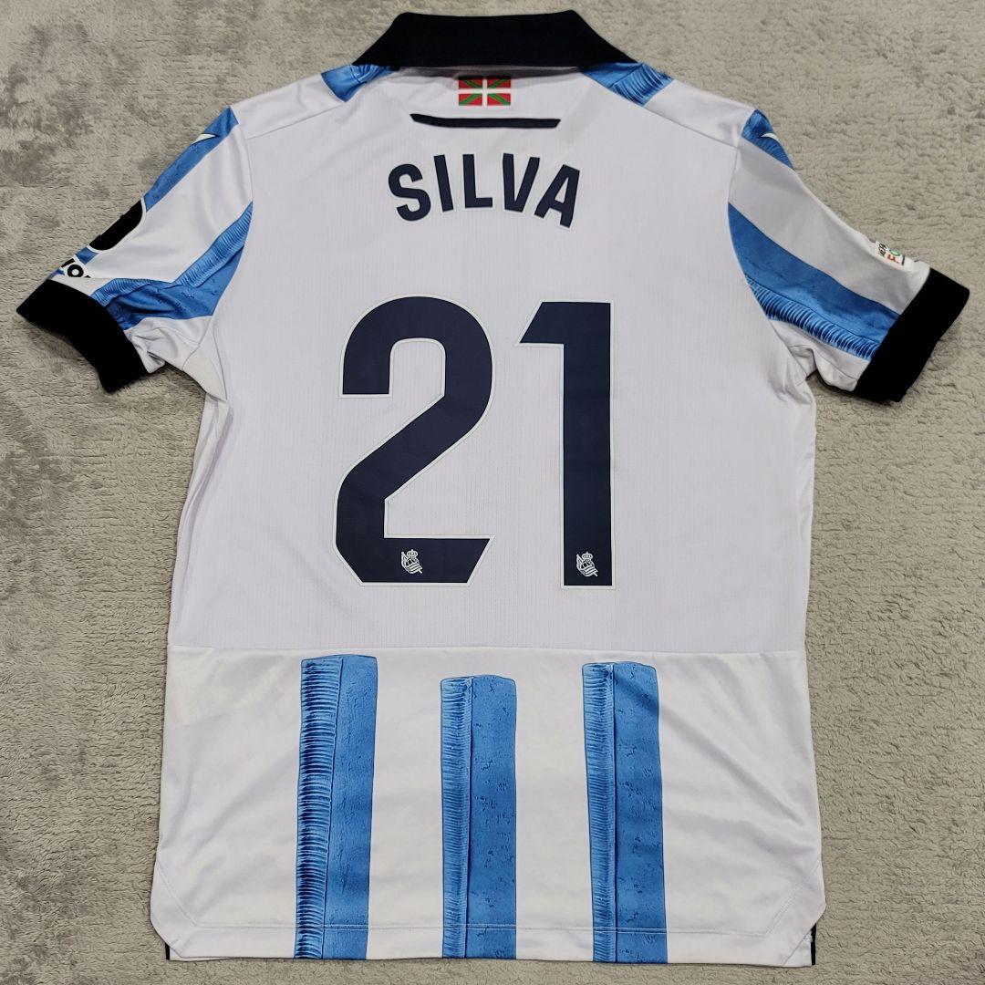 レアル・ソシエダ　23/24　ユニフォーム　L　ダビドシルバ Macron