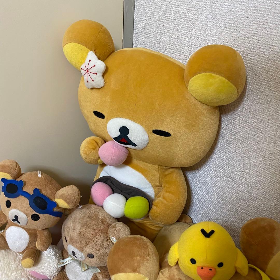 希少 san-x リラックマ キイロイトリ ぬいぐるみ マスコットまとめ売り