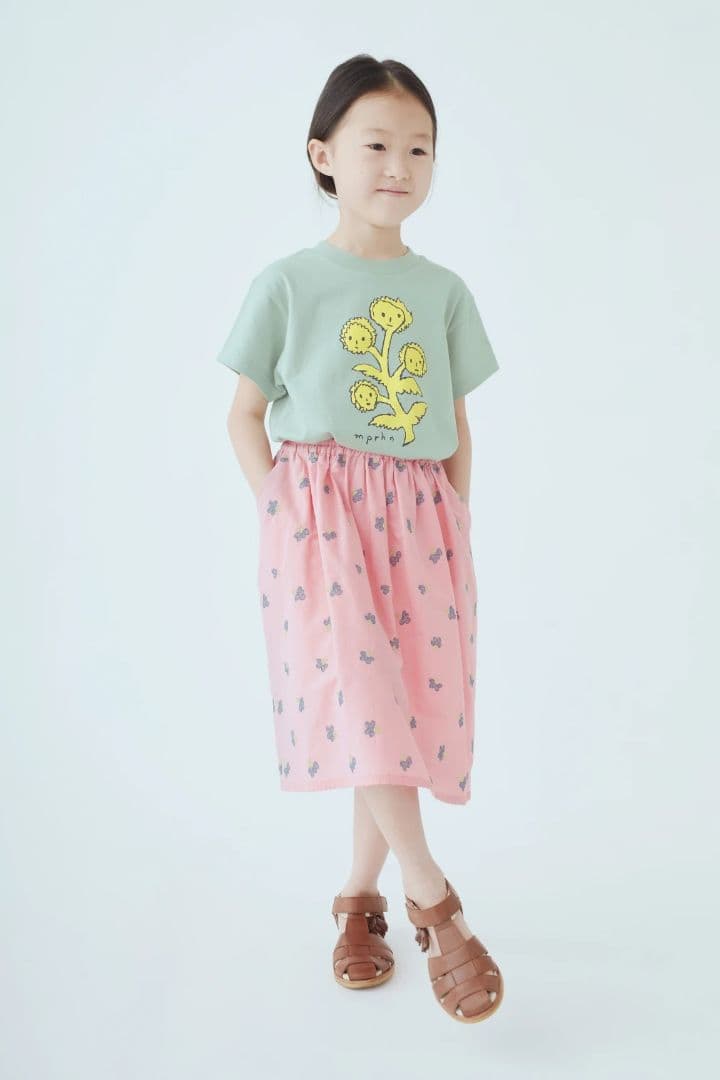 ミナペルホネン　キッズ　light berry スカート