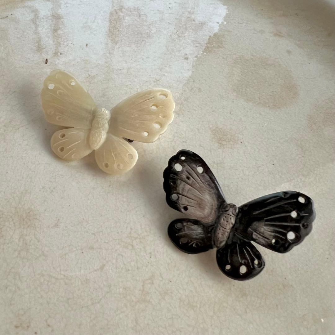 Lisette リゼッタ　ブローシュ・パピヨン　2個セット