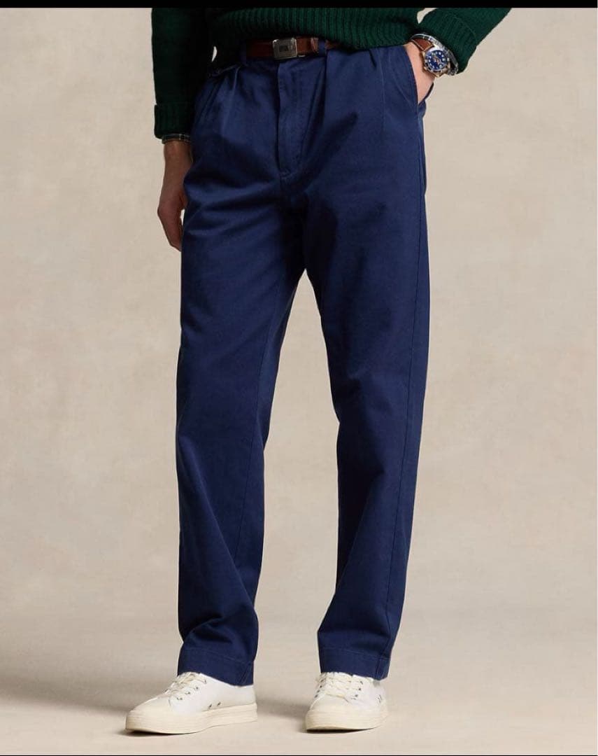 ポロラルフローレン ヘリテージチノ ホイットマンリラックスフィット 初期復刻 紺