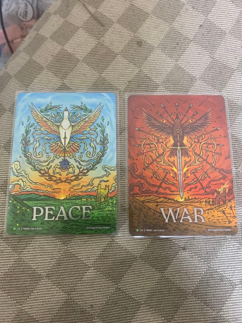 War peace トークン　二枚セット fab flesh and blood