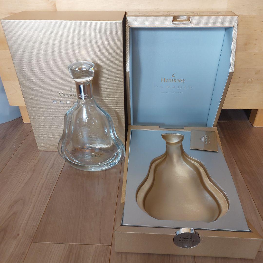 ヘネシーパラディ、空瓶、空箱、カバー