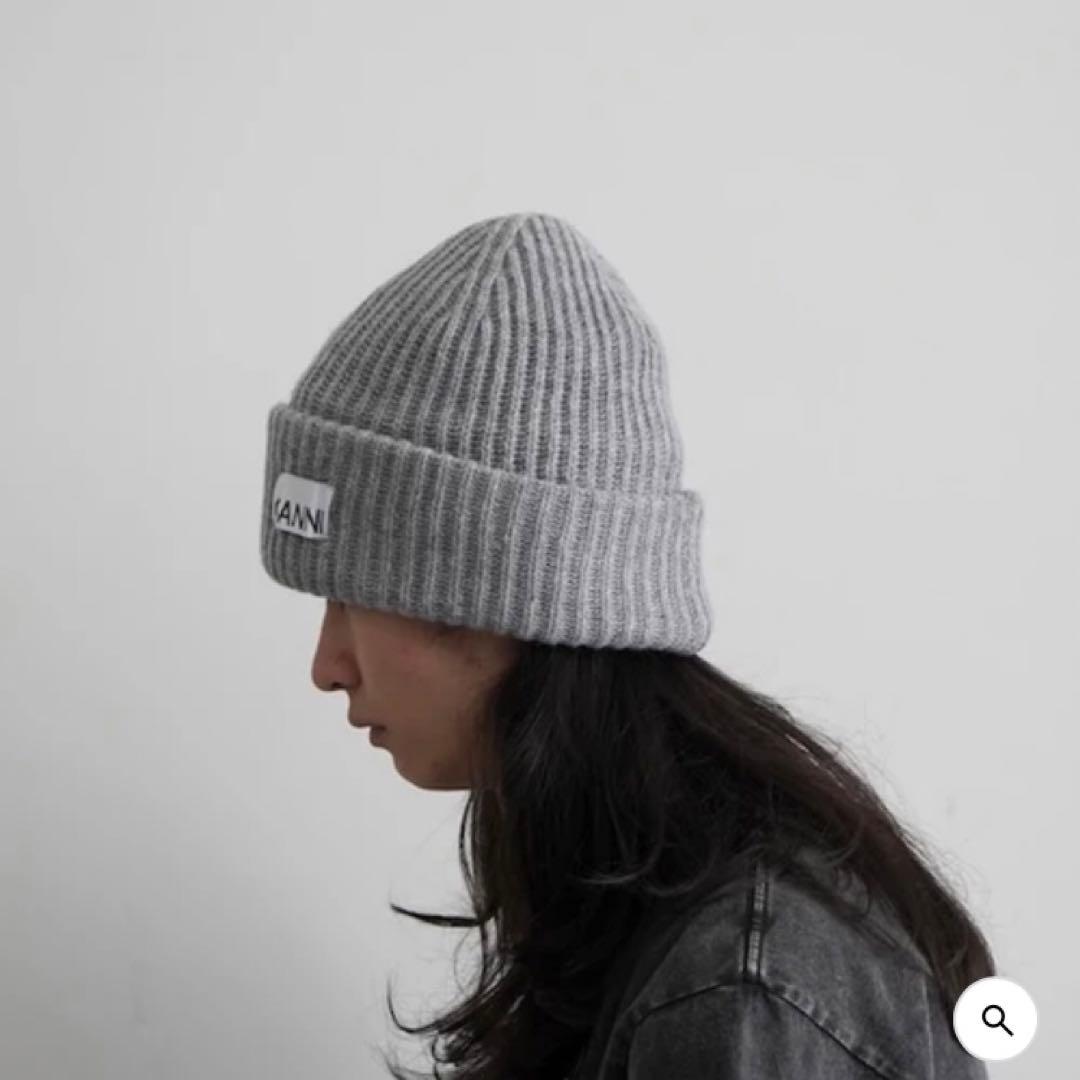 新品　正規品　GANNI ガニー　ニット帽