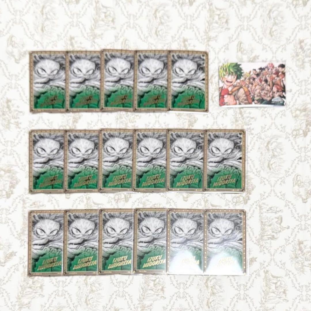 ヒロアカ 緑谷出久 クリカ ステッカー 18点セット