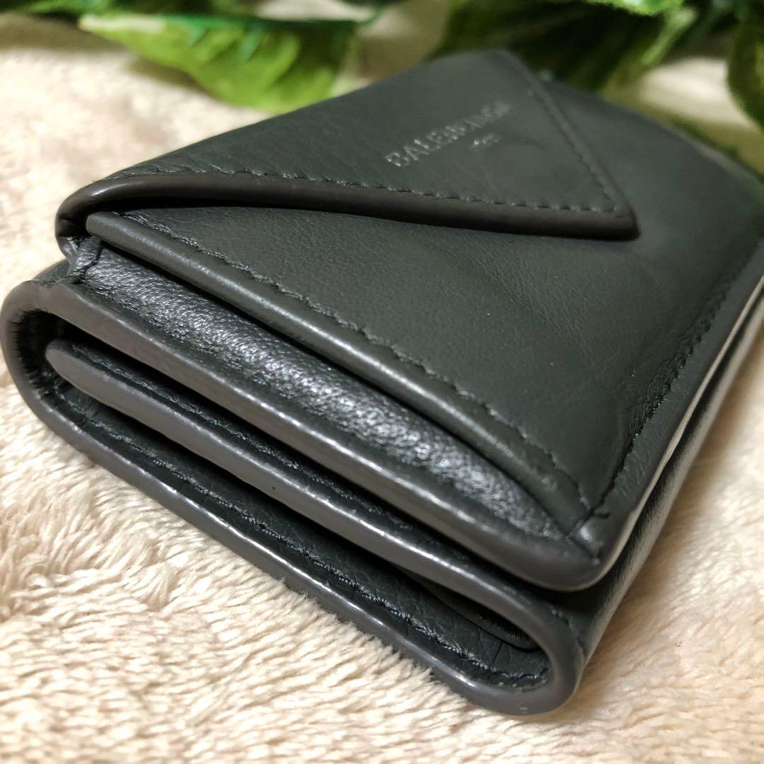 ★ちょこ★美品♡ バレンシアガ　3つ折財布　ペーパーミニウォレット