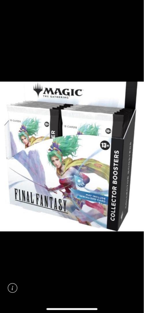 MTG FINAL FANTASYコレクター・ブースター 日本語版　未開封