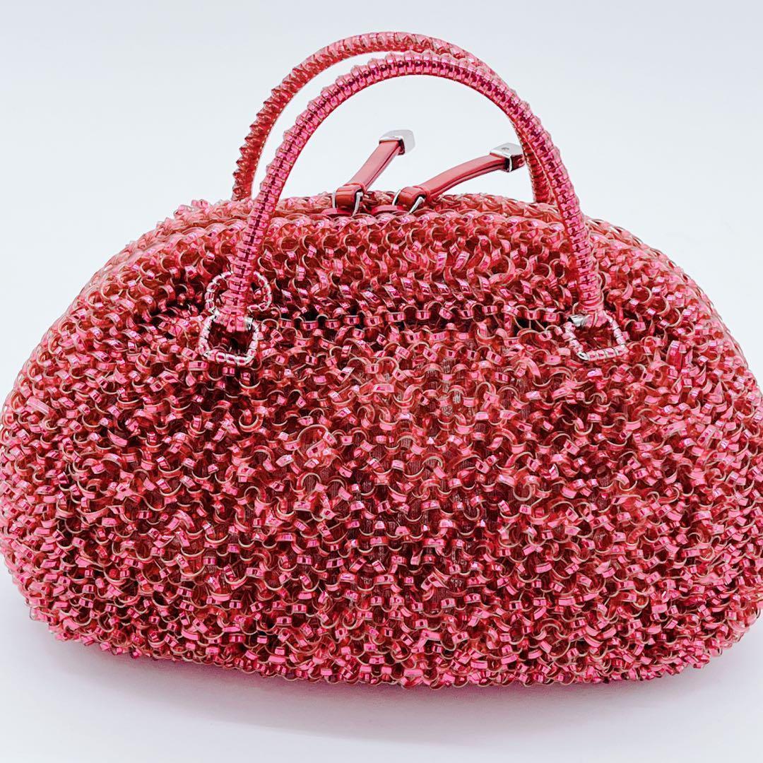 アンテプリマ 2way カルツォーネ ワイヤーバッグ ショルダー紐、保存袋付き