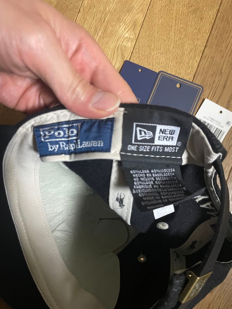 ラルフローレン×ヤンキース×ニューエラ キャップ 9FIFTY 黒