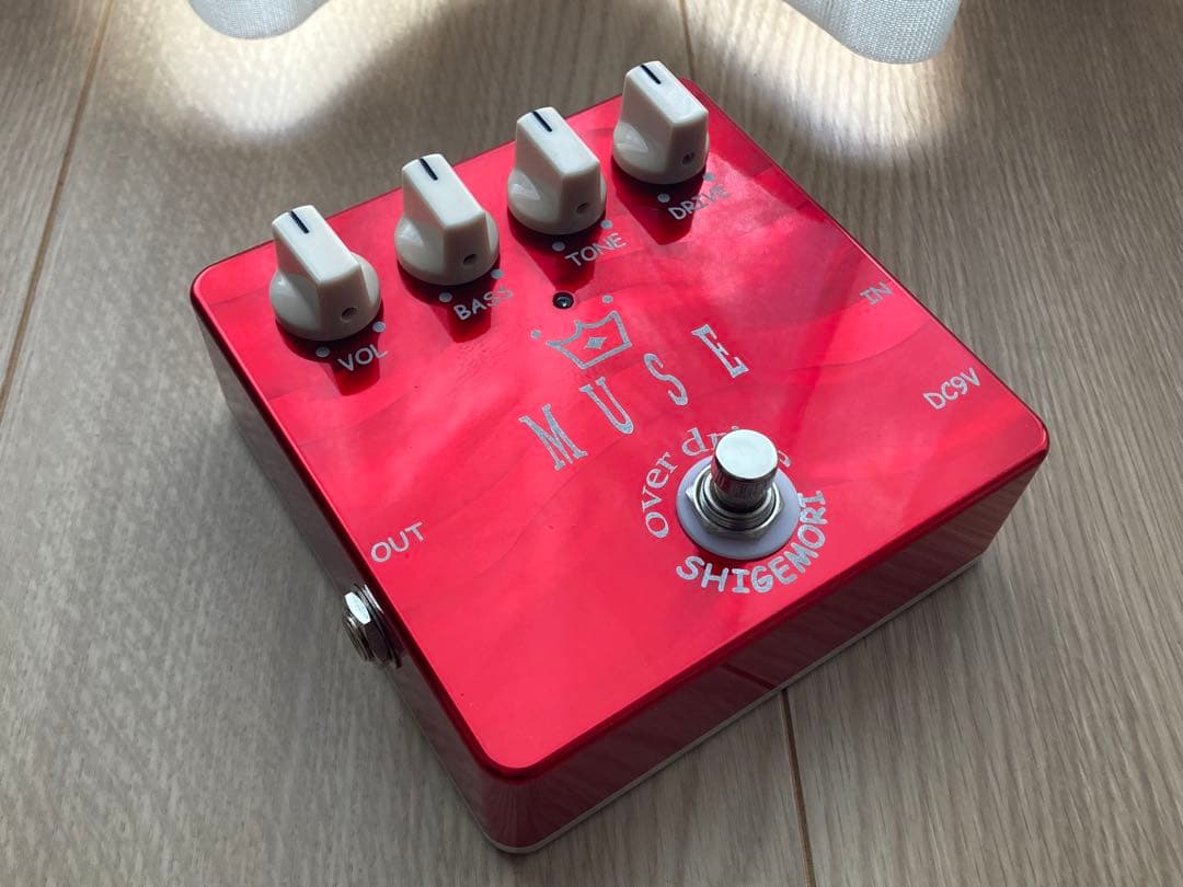 ギター SHIGEMORI MUSE over drive pedal
