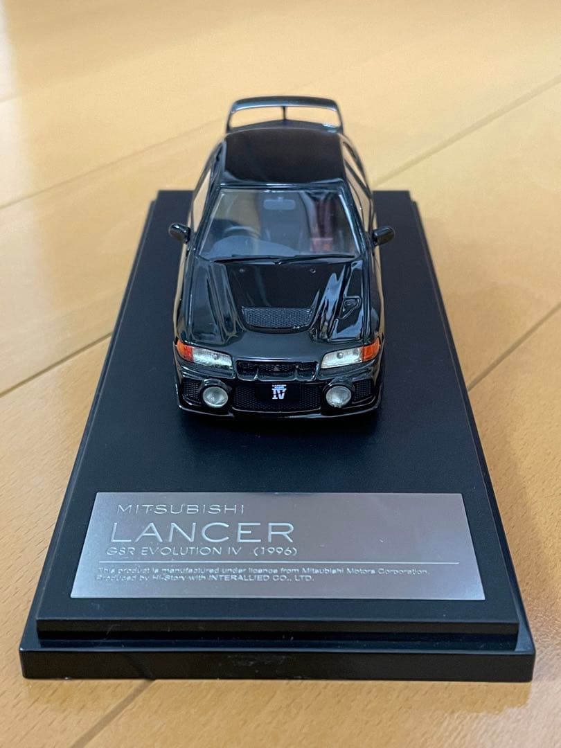 ハイストーリー 1/43 ランサーエボリューション IV ブラック