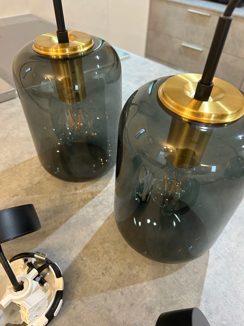 【超美品】DAIKO DPN-42452 YG ペンダントライト 2個