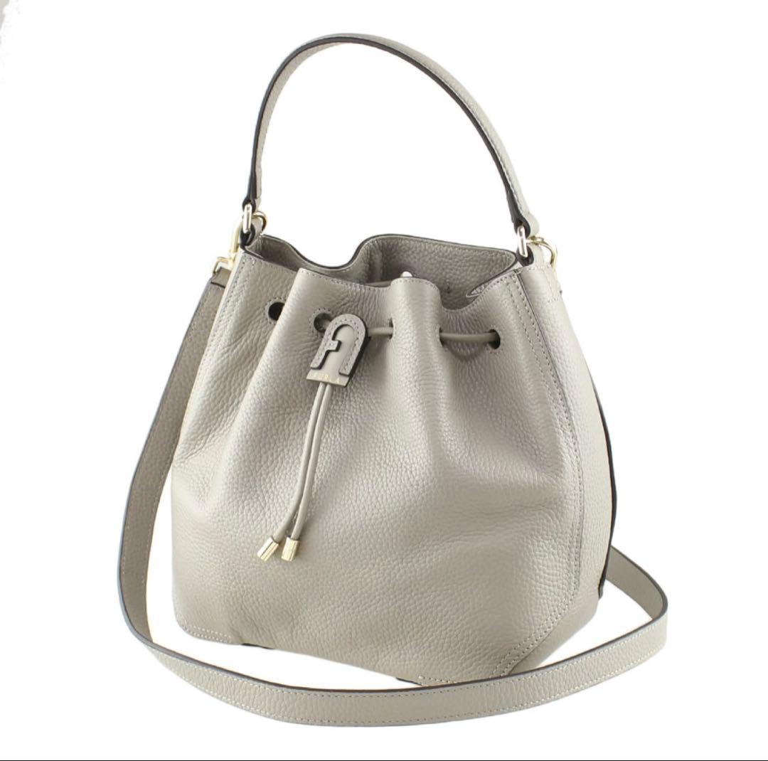 FURLAフルラ アテナ巾着ショルダーバッグ