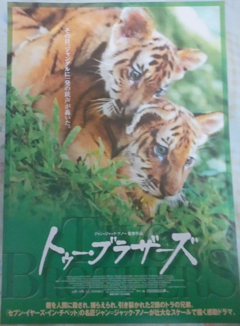 トゥー・ブラザーズ 映画フライヤー ジャン=ジャック・アノー ガイ・ピアース