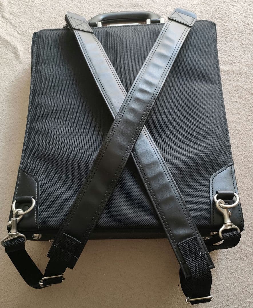 m*6様 J.C. HAMILTON ブラックビジネスバッグ