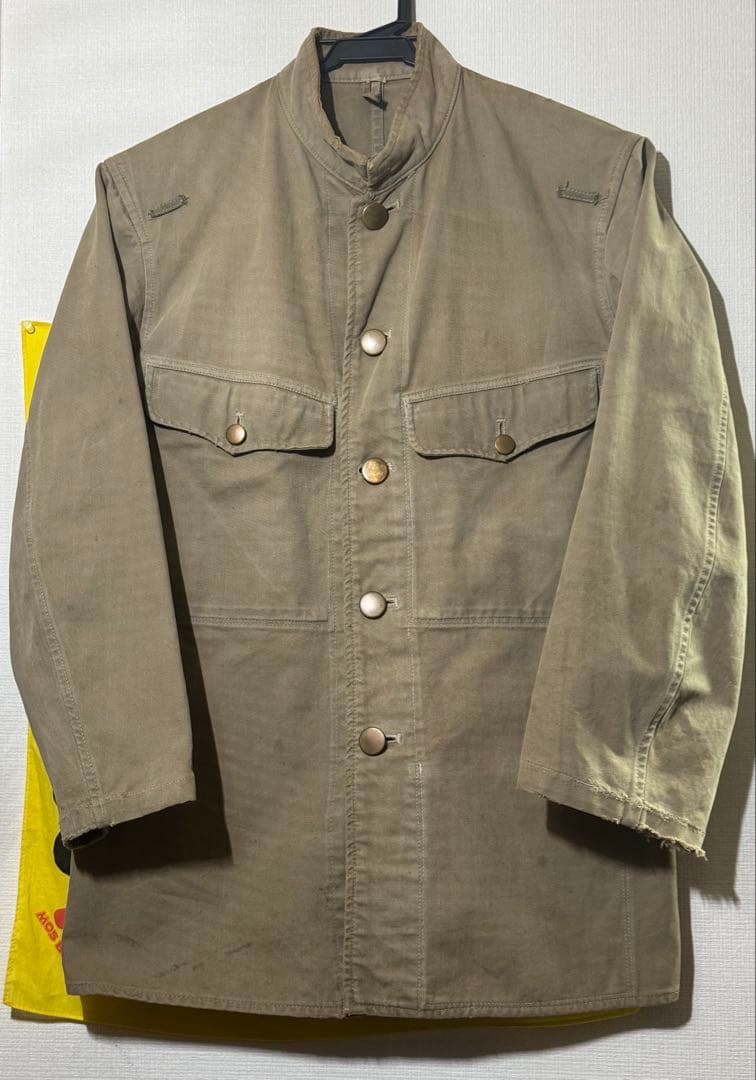 実物 貴重 日本軍 陸軍 昭五式夏衣 三號 昭和八年製 大支検定 〇装×2