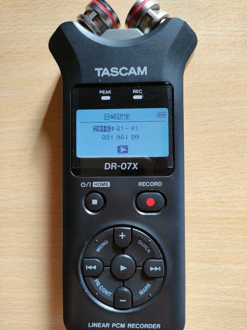 TASCAM DR-07X ステレオオーディオレコーダー　専用ケース付き