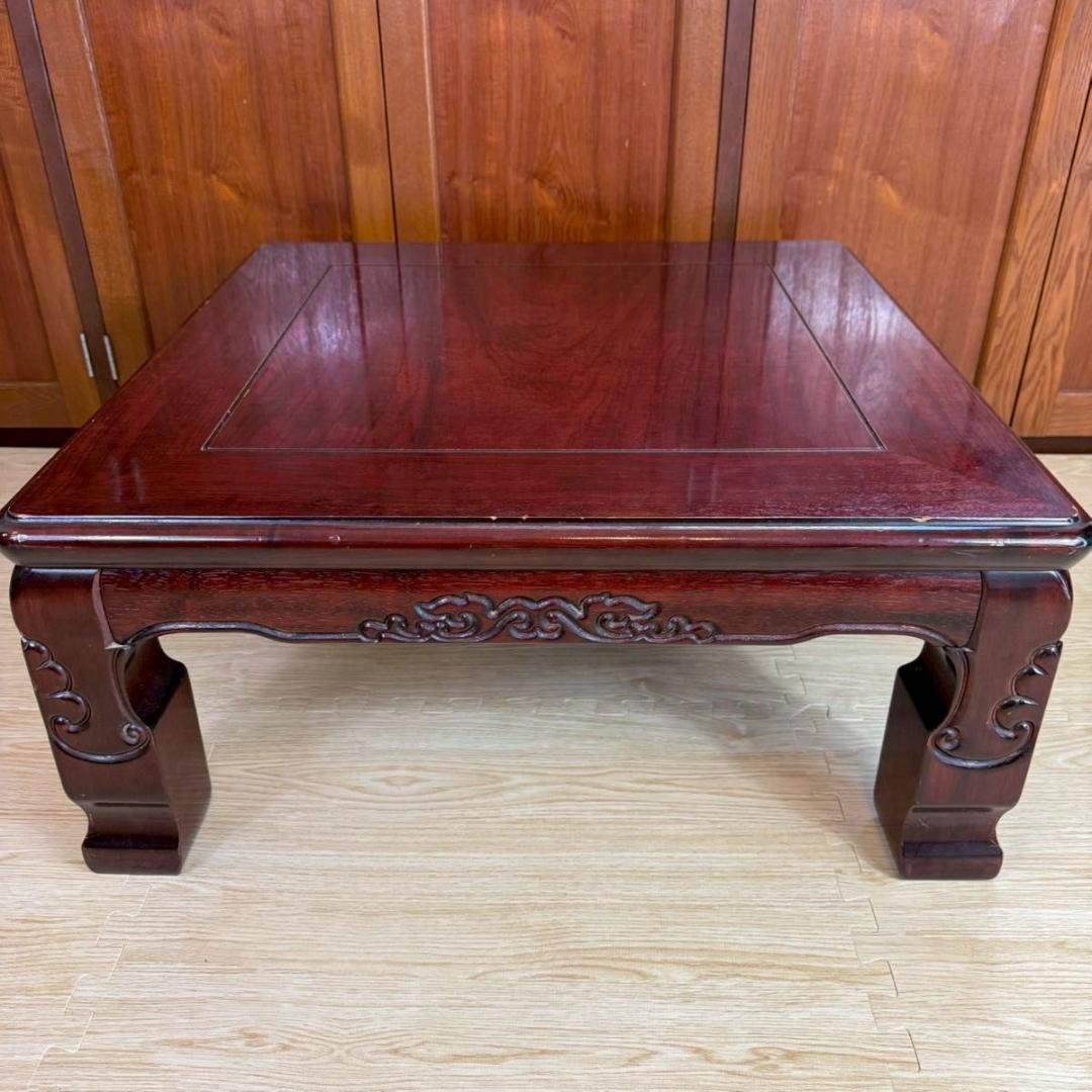 『昭和レトロ』木村研磨　折り畳みテーブル　ちゃぶ台　アンティーク ローテーブル