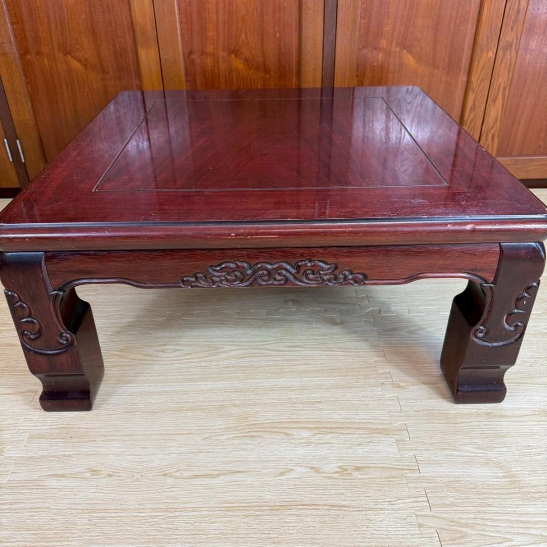 『昭和レトロ』木村研磨　折り畳みテーブル　ちゃぶ台　アンティーク ローテーブル