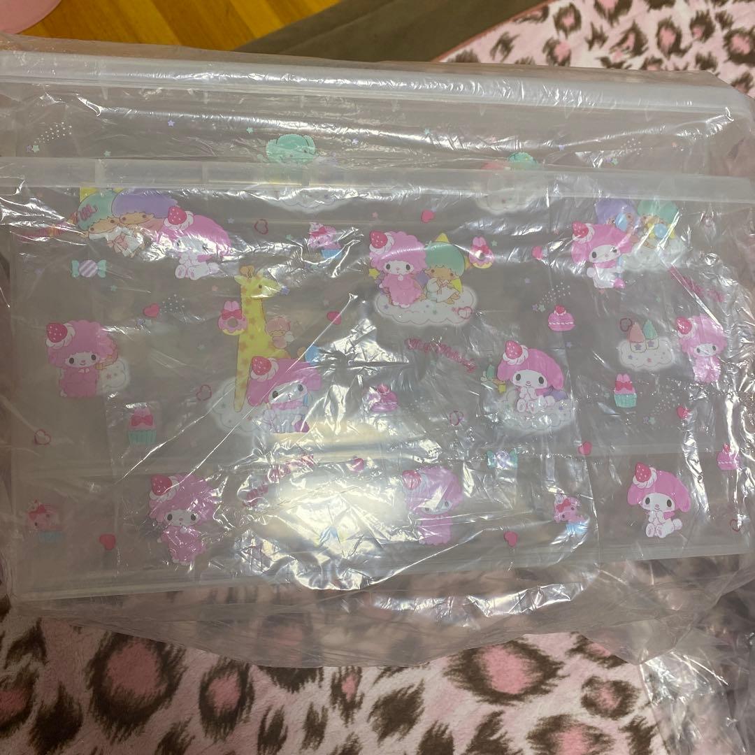 サンリオ キキララ マイメロ クリア収納ケースセット