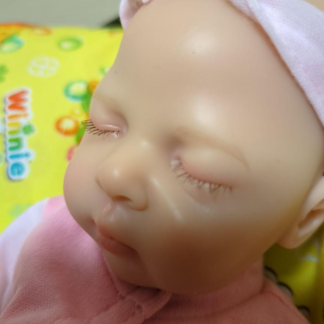 最終価格 リボーンドール フルシリコン 寝顔が綺麗な女の子 未熟児 30センチ