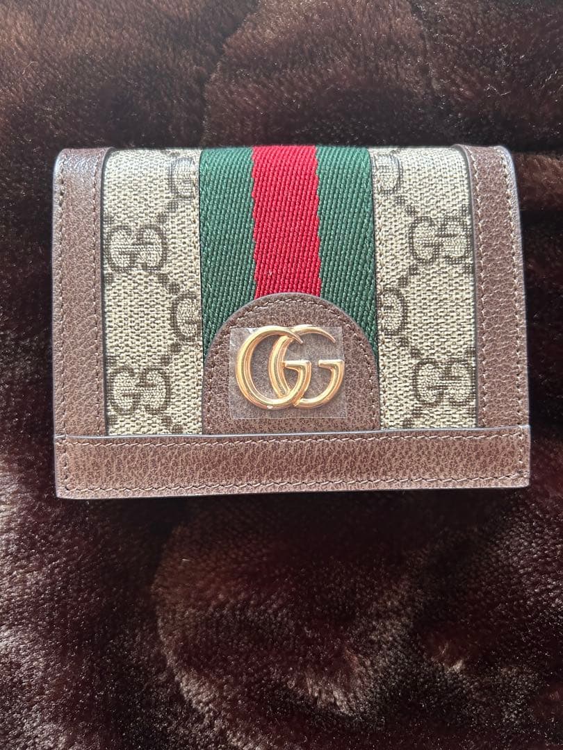 GUCCI GGキャンバス 二つ折り財布