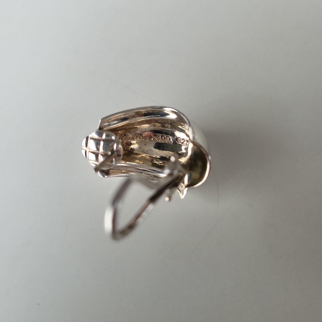 ティファニー　ボーン　ドーム型ピアス