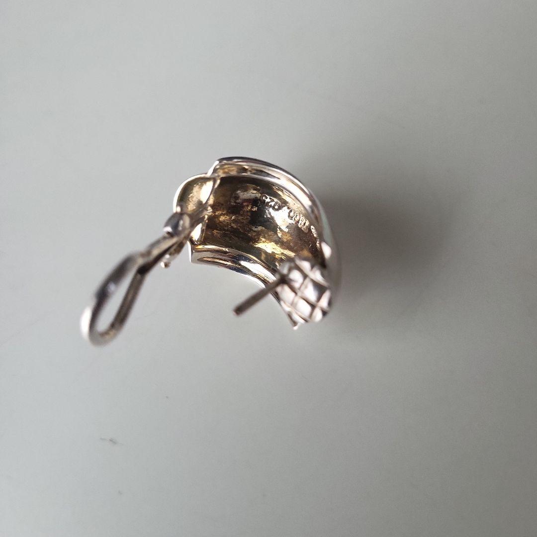 ティファニー　ボーン　ドーム型ピアス