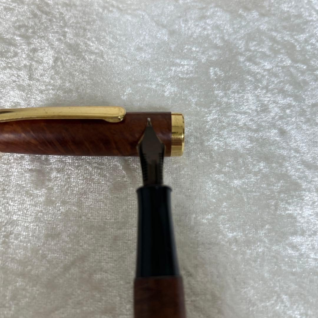 Platinum #3776木製ブラウン万年筆