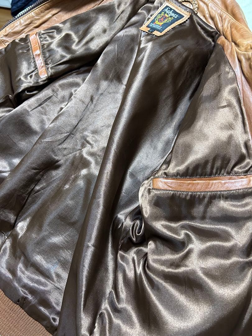 レア物　【Schott】 ホースハイド　レザージャケット