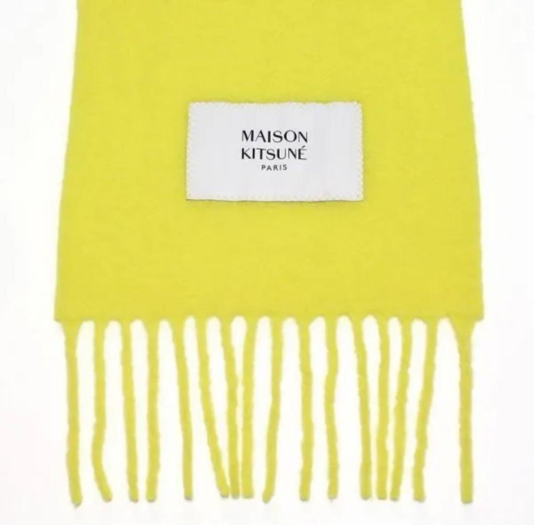 メゾン キツネ MAISON KITSUNE ストール　マフラー