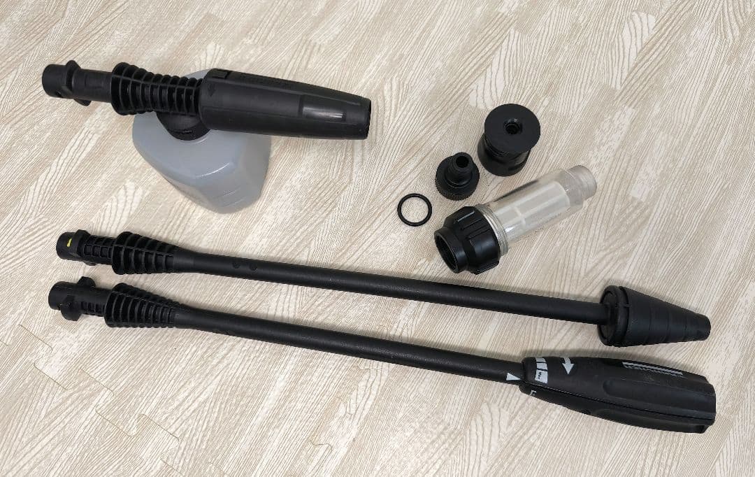 【数回使用美品】KARCHER JTK 38 高圧洗浄機 本体 蛇口&バケツ可