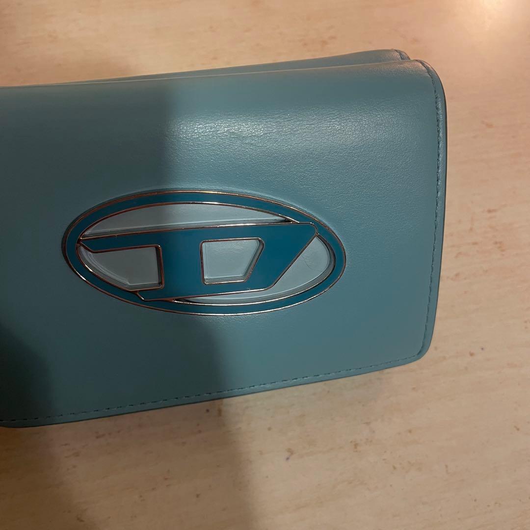 DIESEL ディーゼル　Dロゴ　カウレザー　三つ折りウォレット