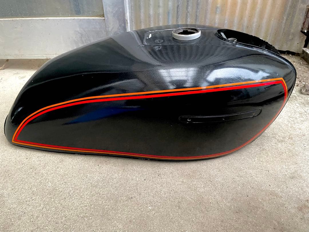 gs400 外装セット　タンク、タックロール、テールカウル、純正E1カラー