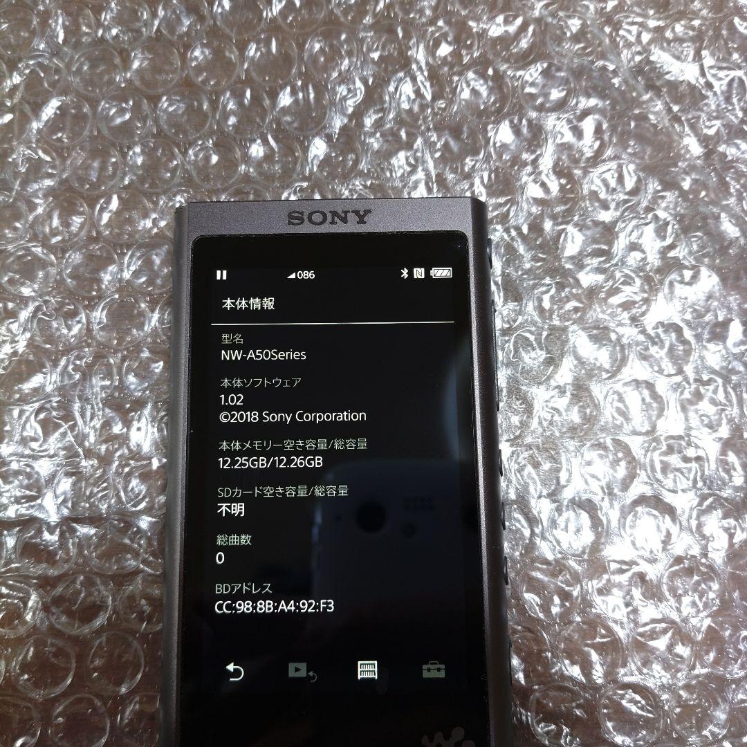 ソニーウォークマン　NW−A55　管理ナンバー7380