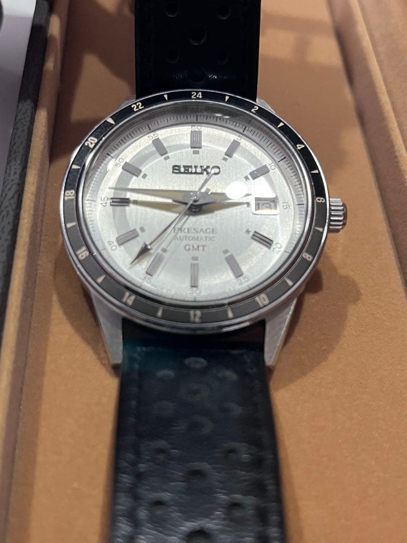 未使用品　SEIKO PRESAGE SARY231 GMT プレサージュ