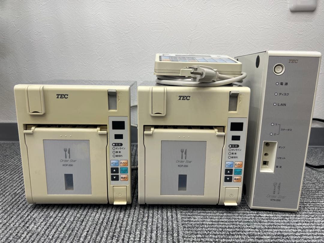 daipi　東芝TEC キッチンプリンターKCP-200 2台＋オーダー